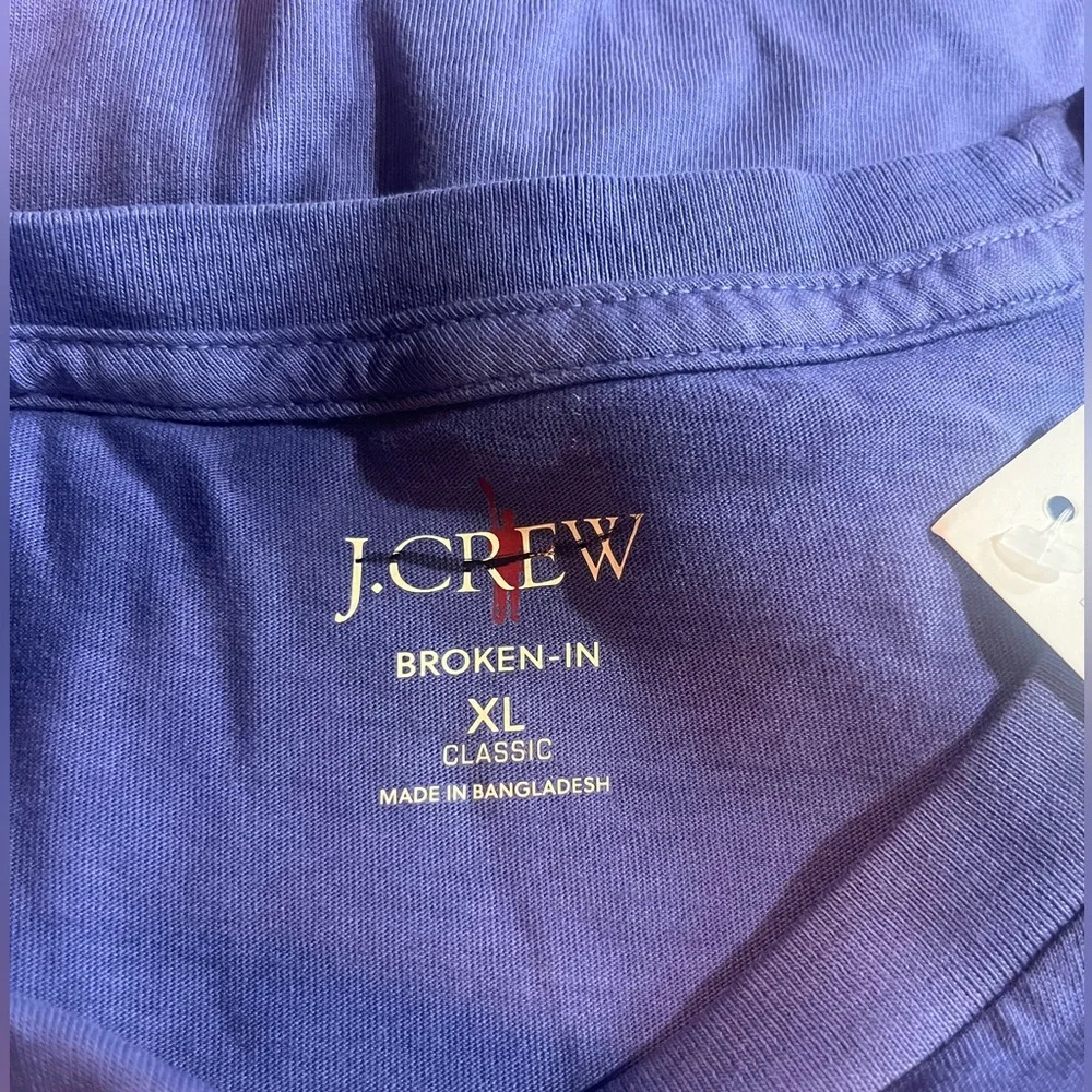 J.Crew Broken-in T-shirt in blue